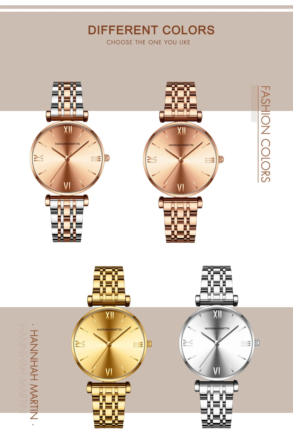 RELOJ DE LUJO PARA MUJER HANNAH MARTIN