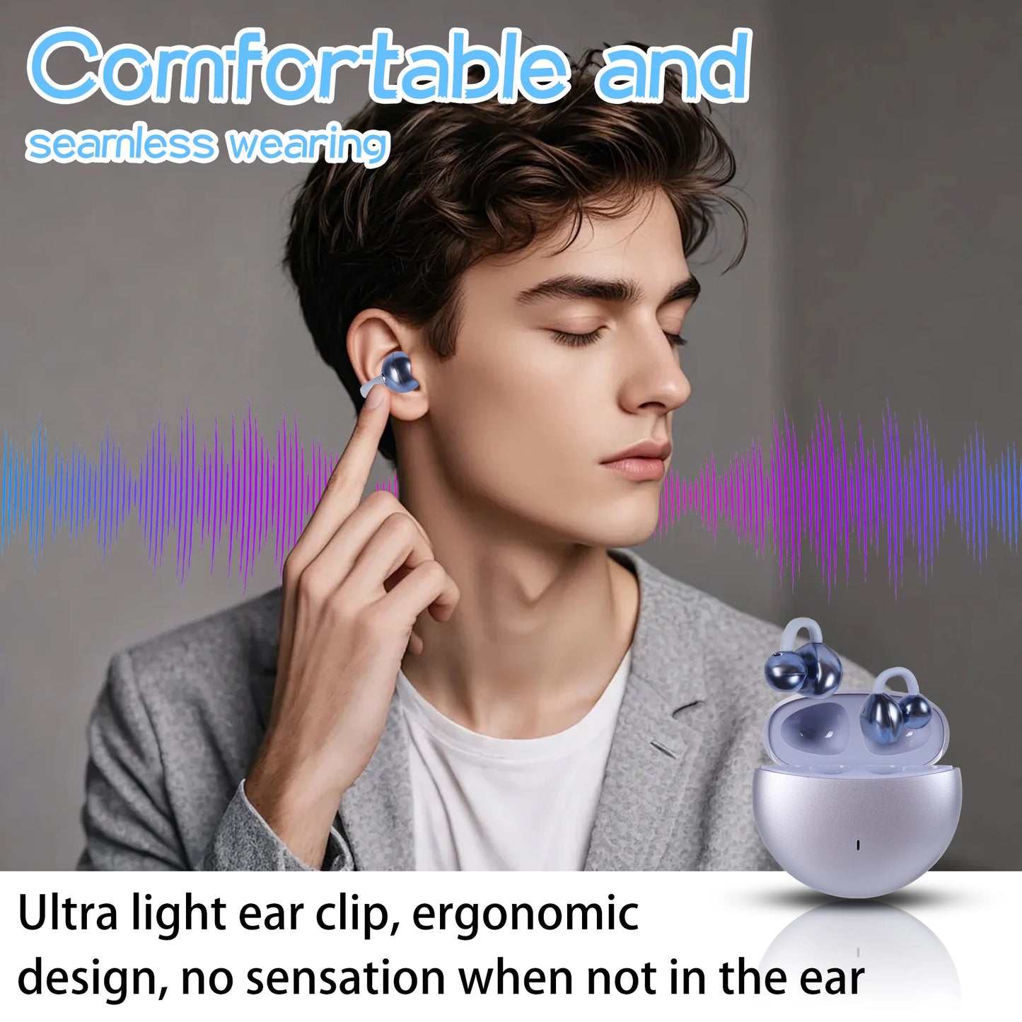 AURICULARES BLUETOOTH + ACCESORIO DECORATIVO