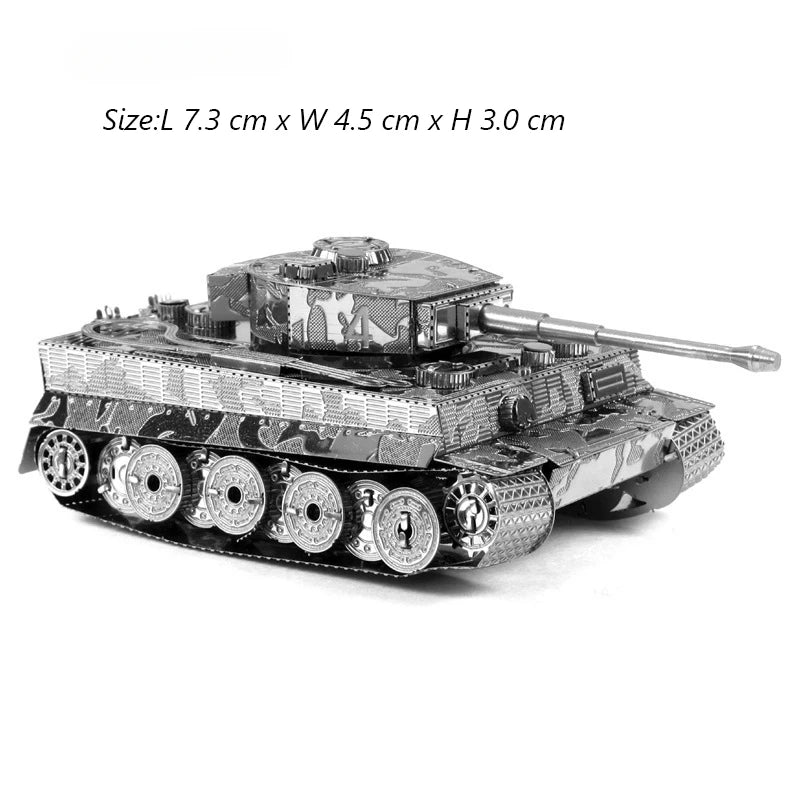 ROMPECABEZAS DE METAL 3D, MODELO DE TANQUE MILITAR CHURCHILL CHIEFTAIN MK50