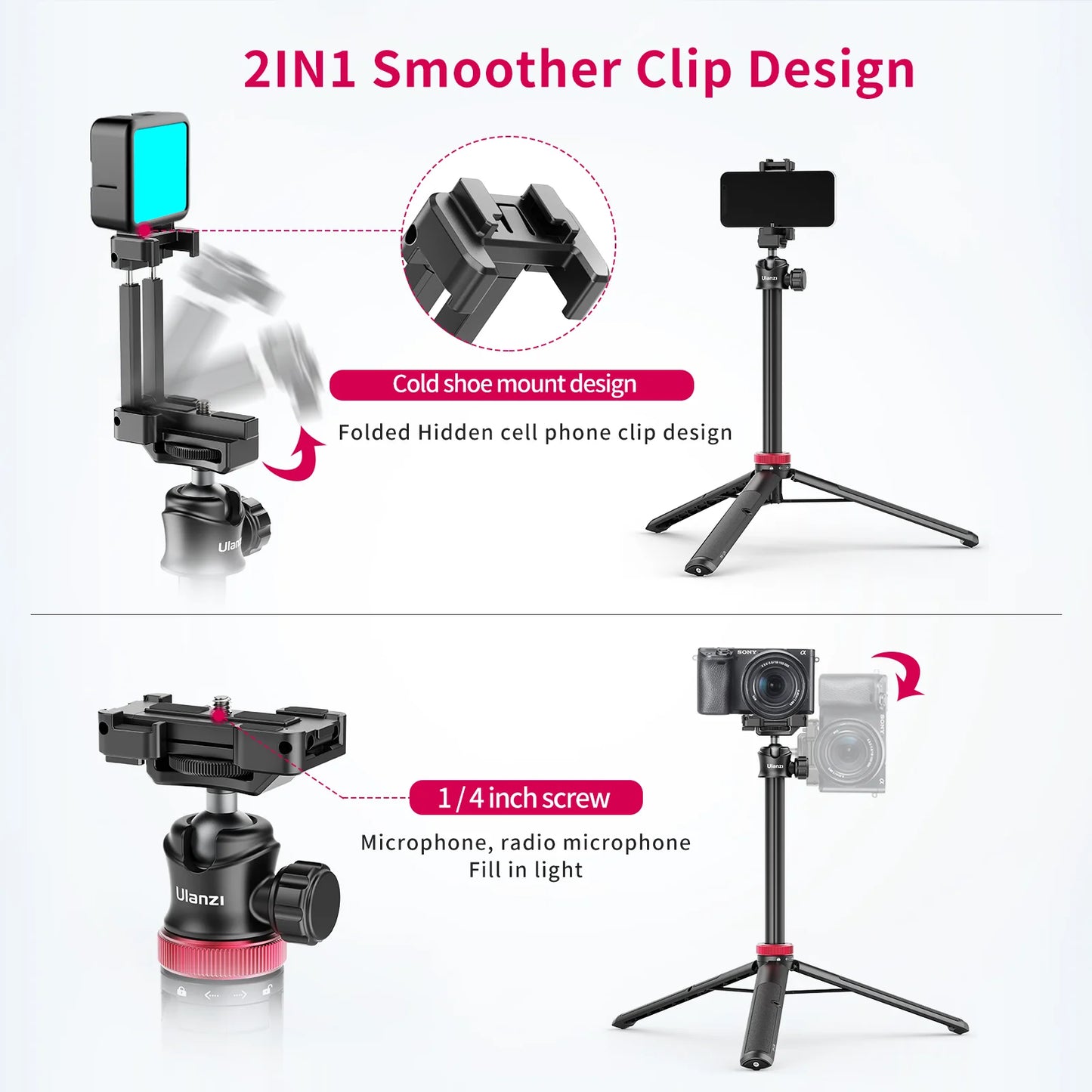 TRÍPODE Y SELFIE STICK