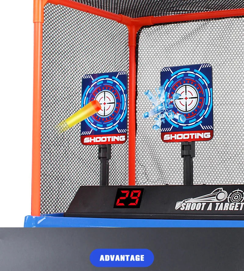 OBJETIVO ELÉCTRICO DE REINICIO AUTOMÁTICO PARA PISTOLAS NERF