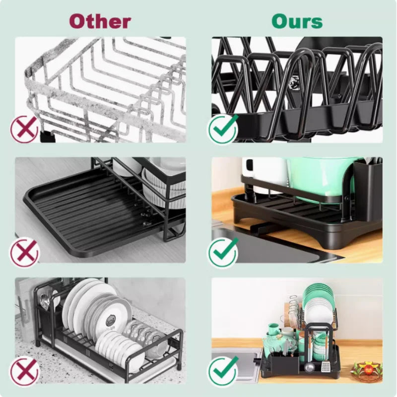 ESCURRIDOR DE PLATOS PEQUEÑOS PARA EL HOGAR