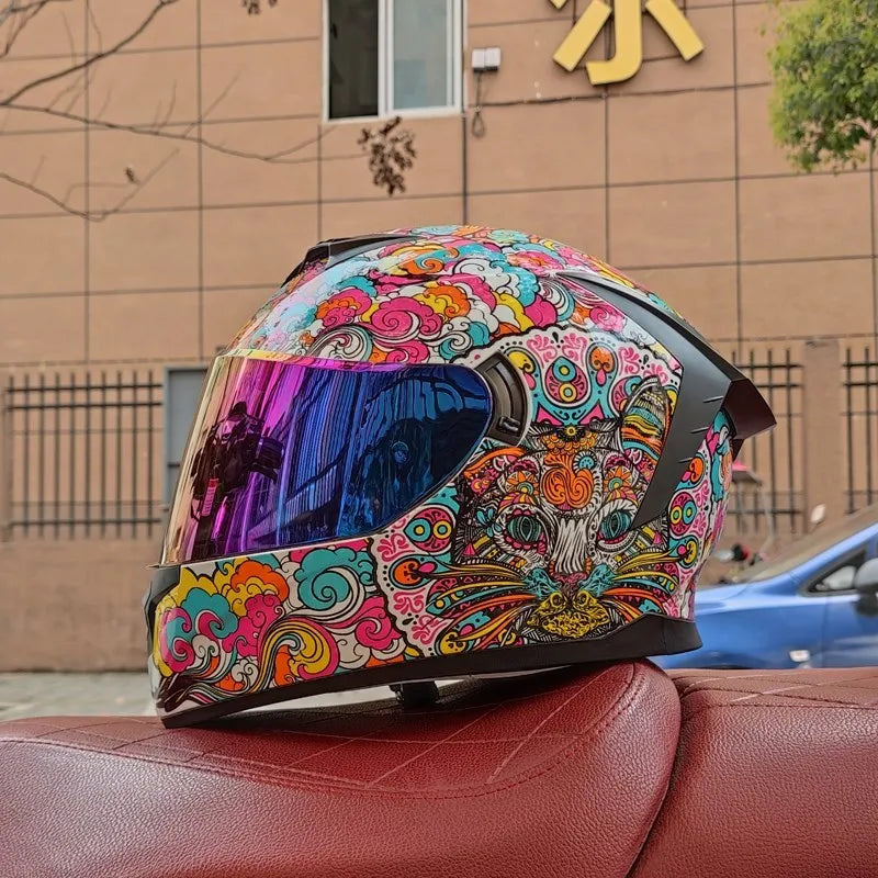 CASCO DE SEGURIDAD MODULAR PARA MOTOCICLETA