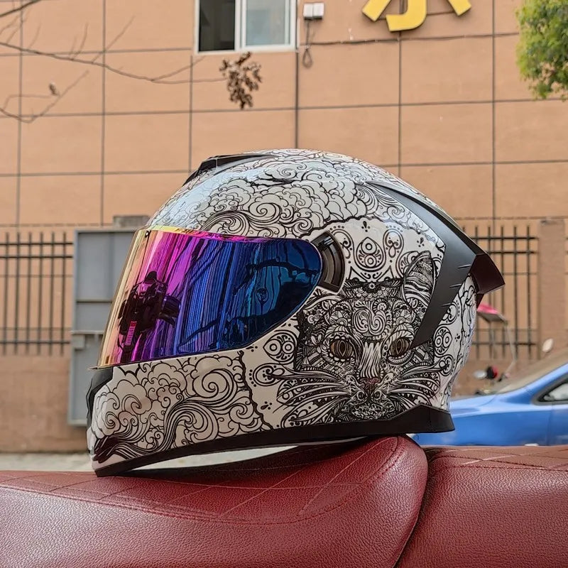 CASCO DE SEGURIDAD MODULAR PARA MOTOCICLETA