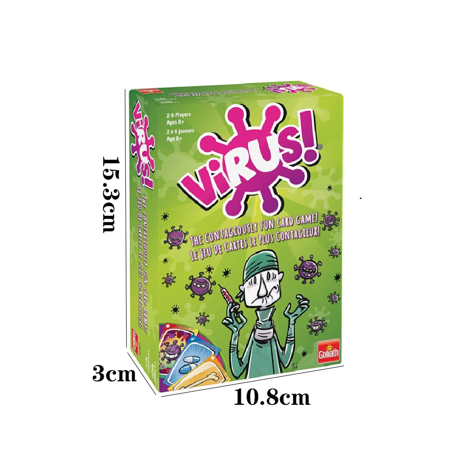 JUEGO DE CARTAS VIRUS VERSIONES 1/2 Y HALLOWEEN