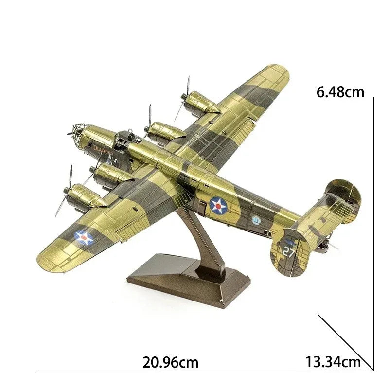 ROMPECABEZAS DE METAL 3D DE AERONAVES