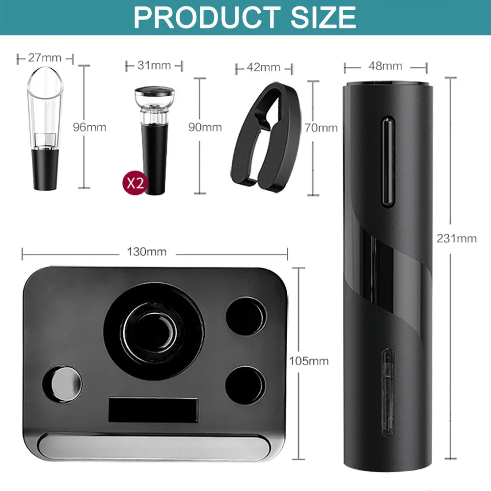 KIT DE APERTURA PARA BOTELLAS DE VINO - ELÉCTRICO