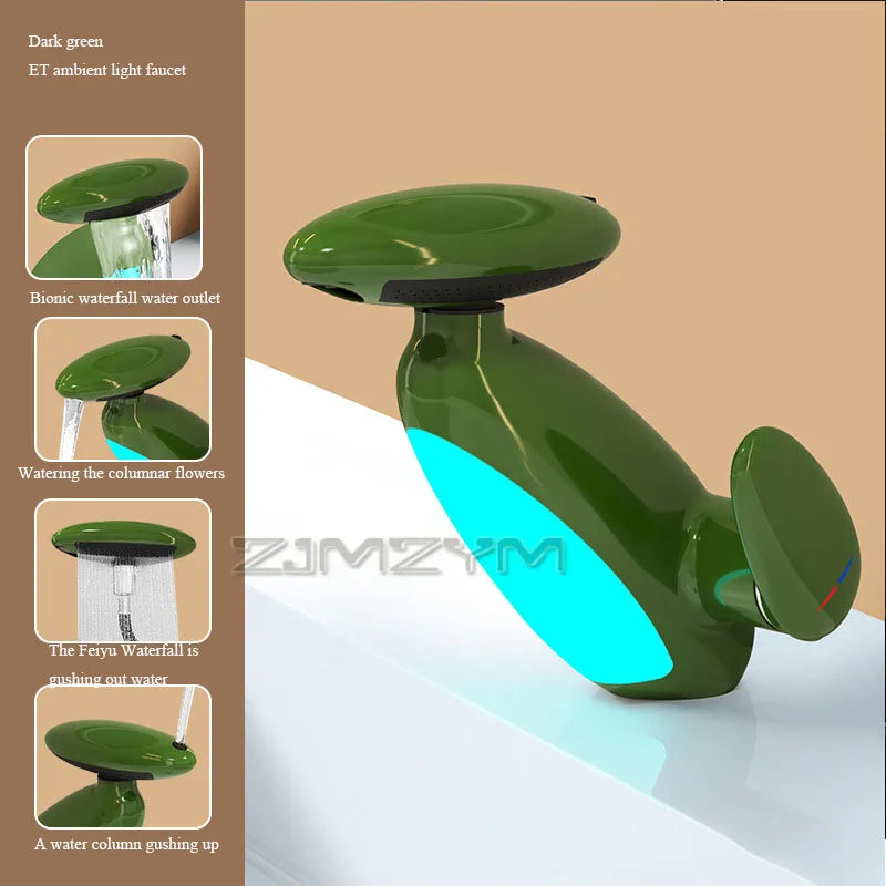 GRIFO DE LAVABO DE BAÑO EXTENSIBLE 4 MODOS DE JET Y ANTIGOTEO