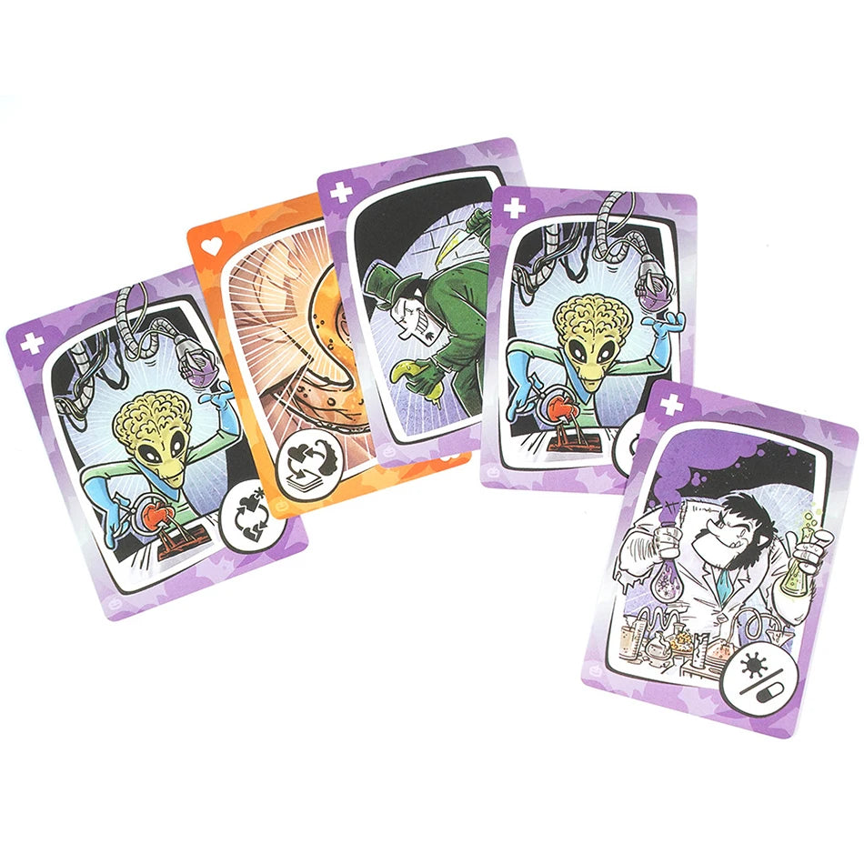 JUEGO DE CARTAS VIRUS VERSIONES 1/2 Y HALLOWEEN