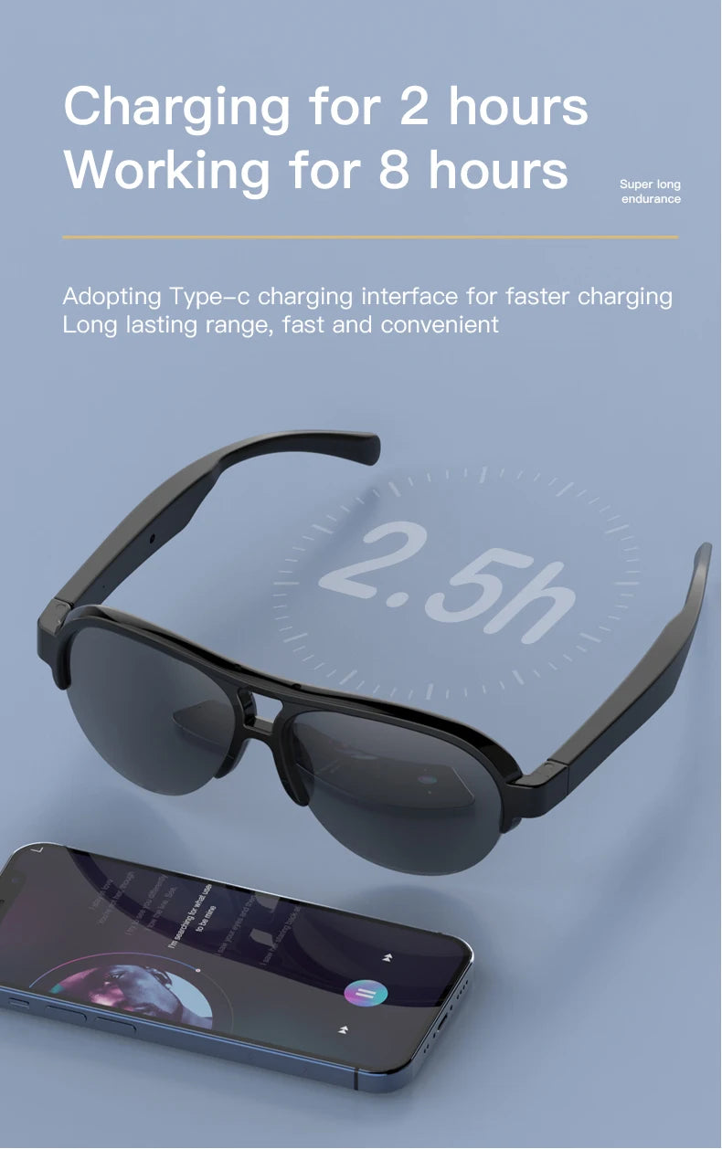 GAFAS DE SOL INTELIGENTE BLUETOOTH