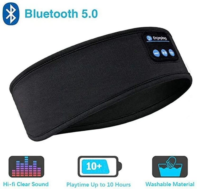 BANDA PARA DORMIR CON AURICULARES BLUETOOTH