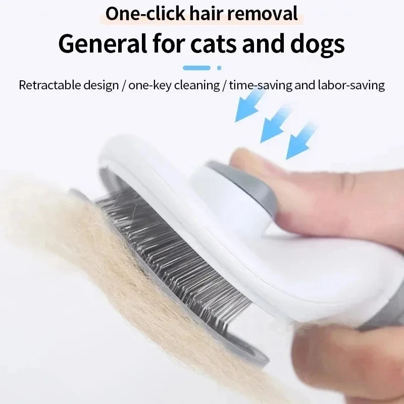CEPILLO REMOVEDOR DE PELOS PARA PERROS Y GATOS