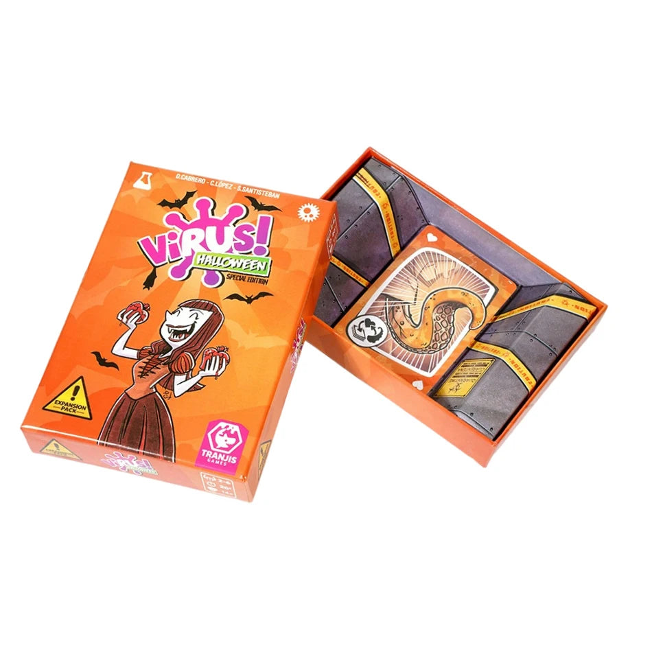 JUEGO DE CARTAS VIRUS VERSIONES 1/2 Y HALLOWEEN