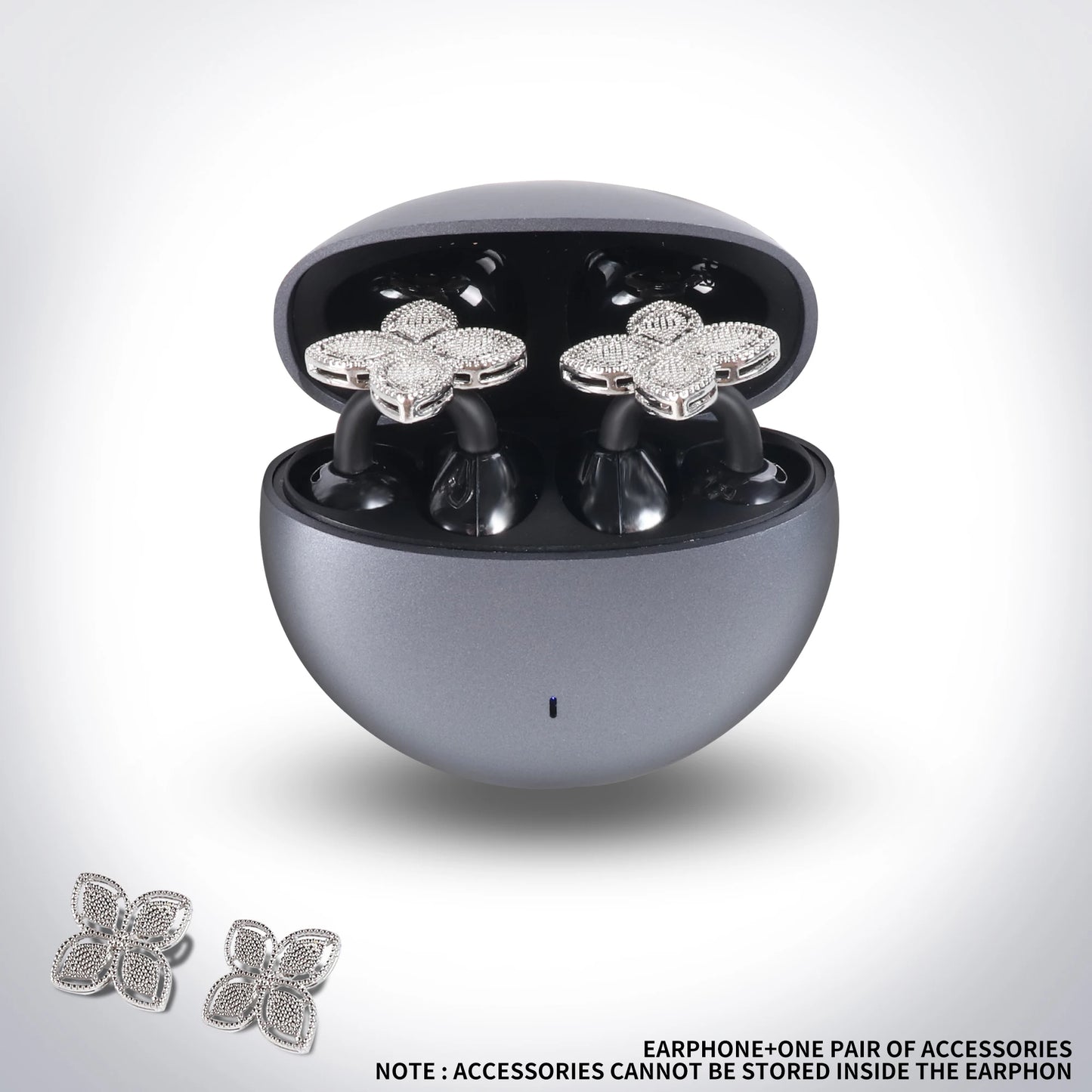 AURICULARES BLUETOOTH + ACCESORIO DECORATIVO