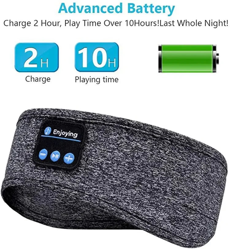 BANDA PARA DORMIR CON AURICULARES BLUETOOTH