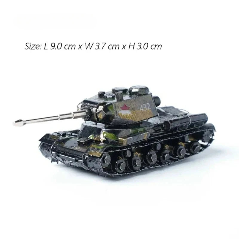 ROMPECABEZAS DE METAL 3D, MODELO DE TANQUE MILITAR CHURCHILL CHIEFTAIN MK50
