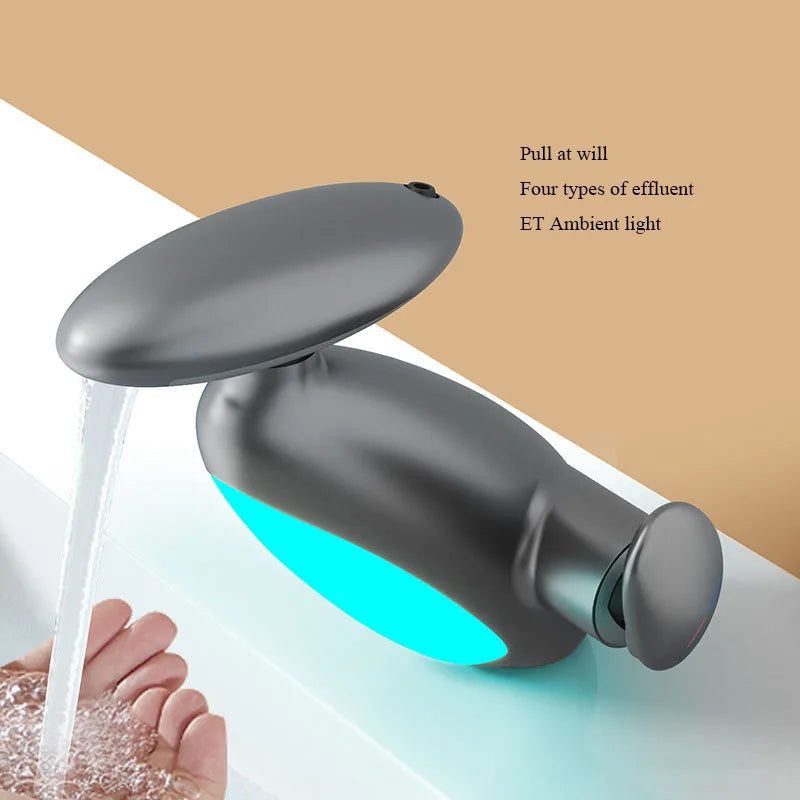 GRIFO DE LAVABO DE BAÑO EXTENSIBLE 4 MODOS DE JET Y ANTIGOTEO