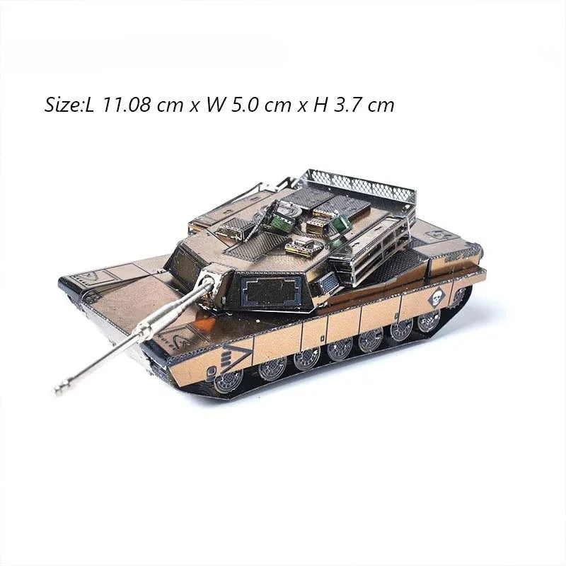ROMPECABEZAS DE METAL 3D, MODELO DE TANQUE MILITAR CHURCHILL CHIEFTAIN MK50