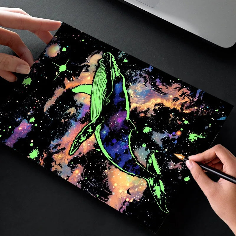 JUEGO DE 4 PIEZAS PARA PINTAR RASPANDO