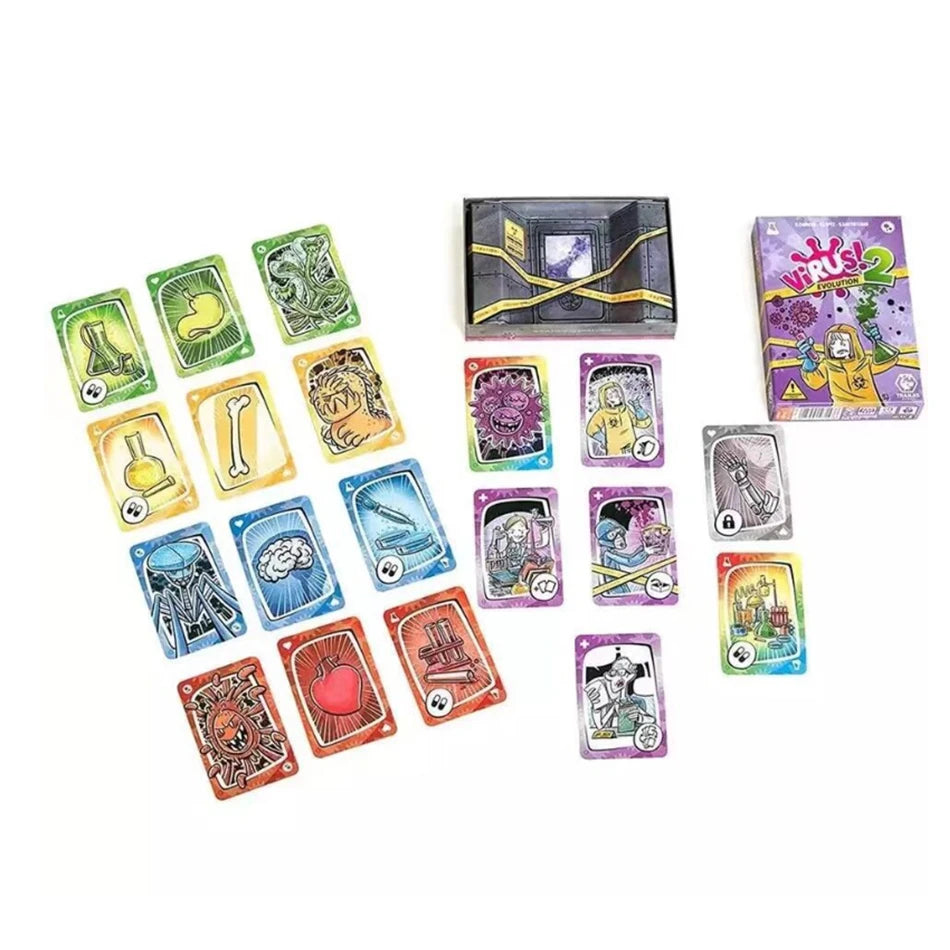 JUEGO DE CARTAS VIRUS VERSIONES 1/2 Y HALLOWEEN
