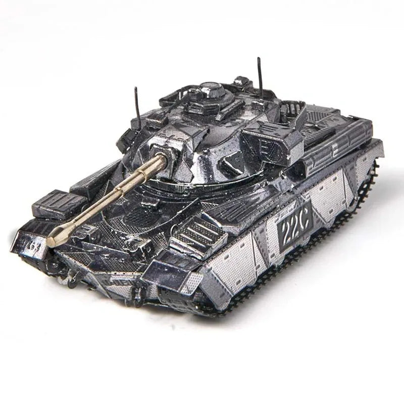 ROMPECABEZAS DE METAL 3D, MODELO DE TANQUE MILITAR CHURCHILL CHIEFTAIN MK50