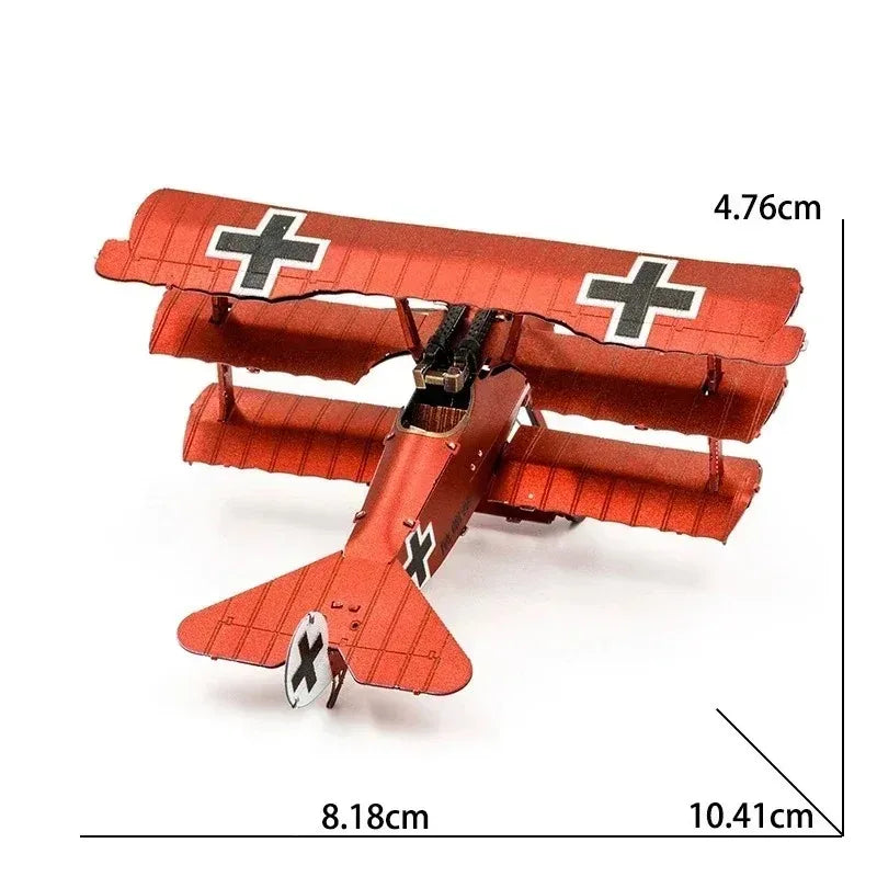 ROMPECABEZAS DE METAL 3D DE AERONAVES