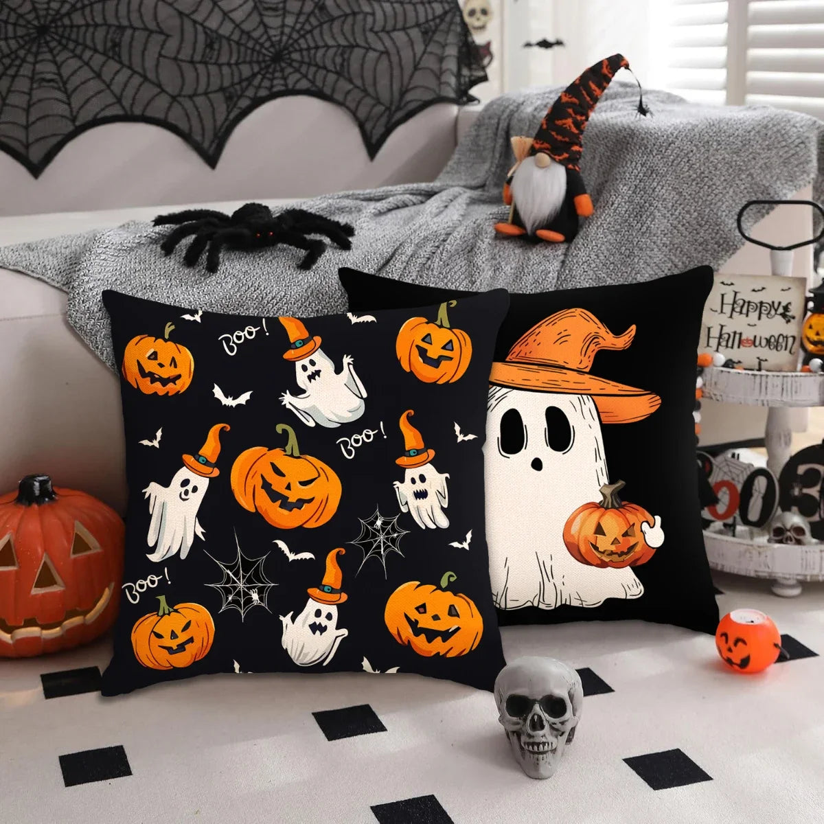 FUNDA DE DECORACIÓN DE HALLOWEEN DE COJÍN PARA SOFÁ