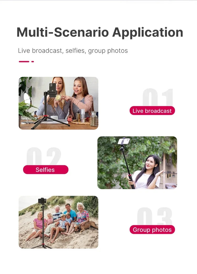 TRÍPODE Y SELFIE STICK