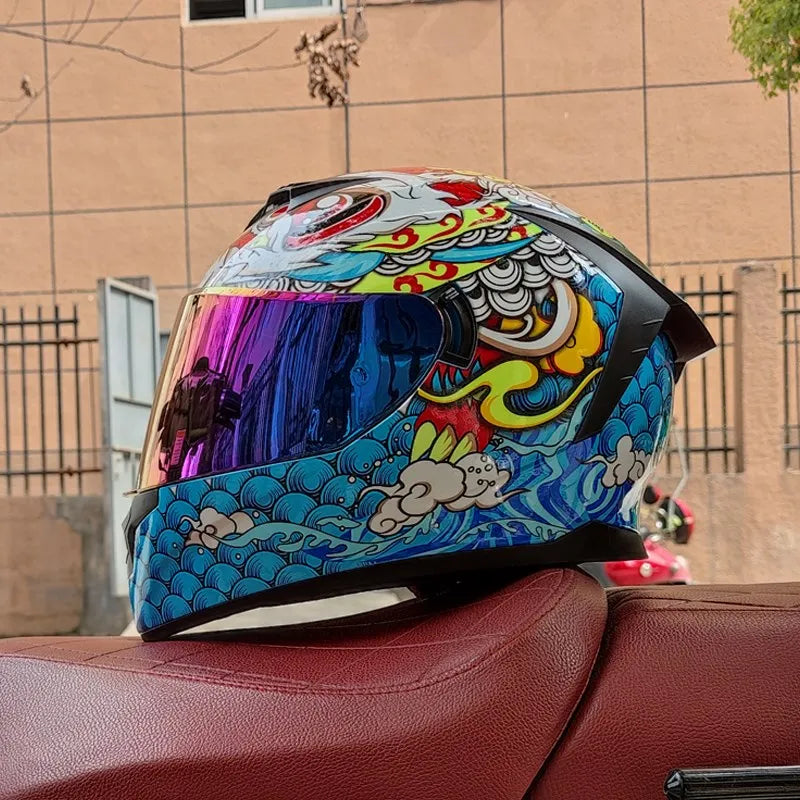 CASCO DE SEGURIDAD MODULAR PARA MOTOCICLETA