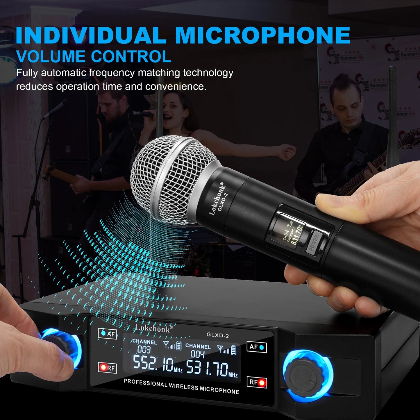 SISTEMA DE MICRÓFONO INALÁMBRICO PROFESIONAL
