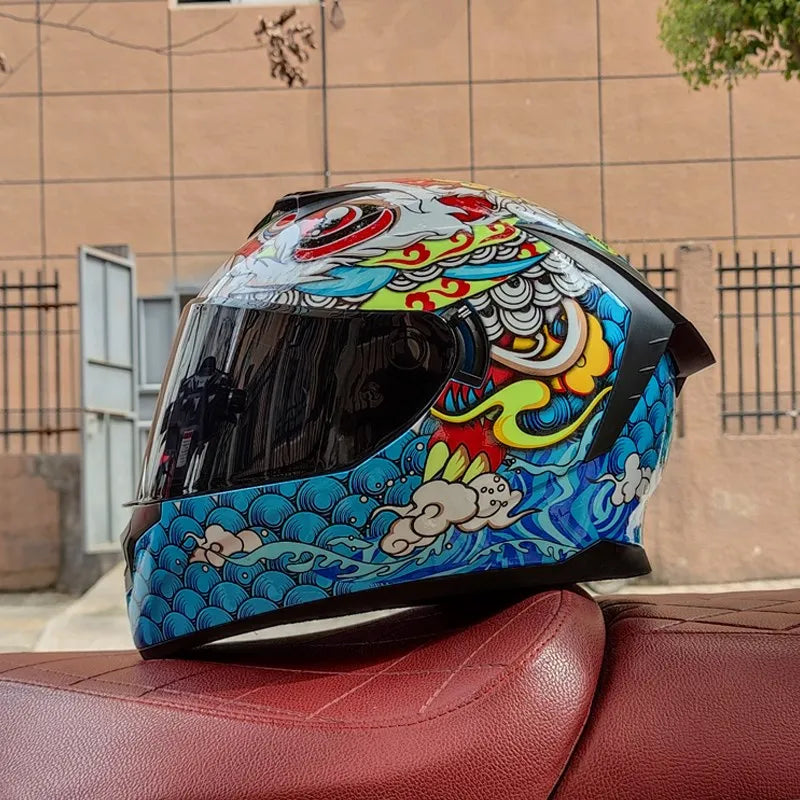 CASCO DE SEGURIDAD MODULAR PARA MOTOCICLETA