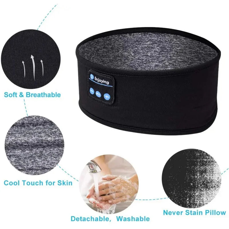 BANDA PARA DORMIR CON AURICULARES BLUETOOTH