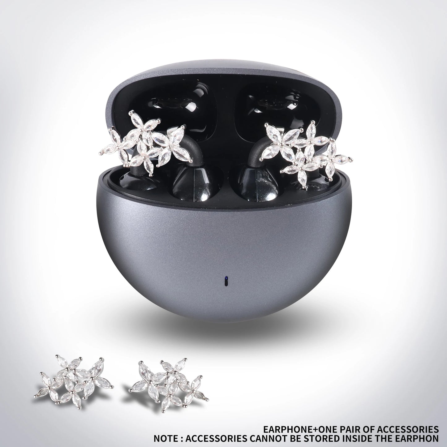 AURICULARES BLUETOOTH + ACCESORIO DECORATIVO