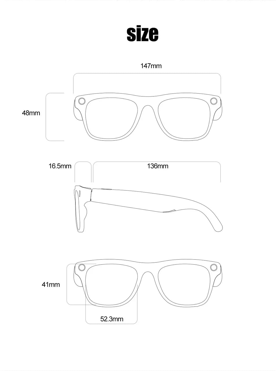 GAFAS INTELIGENTES XIAOMI CON CÁMARA, ASISTENTE DE VOZ Y TRADUCCIÓN DE VOZ
