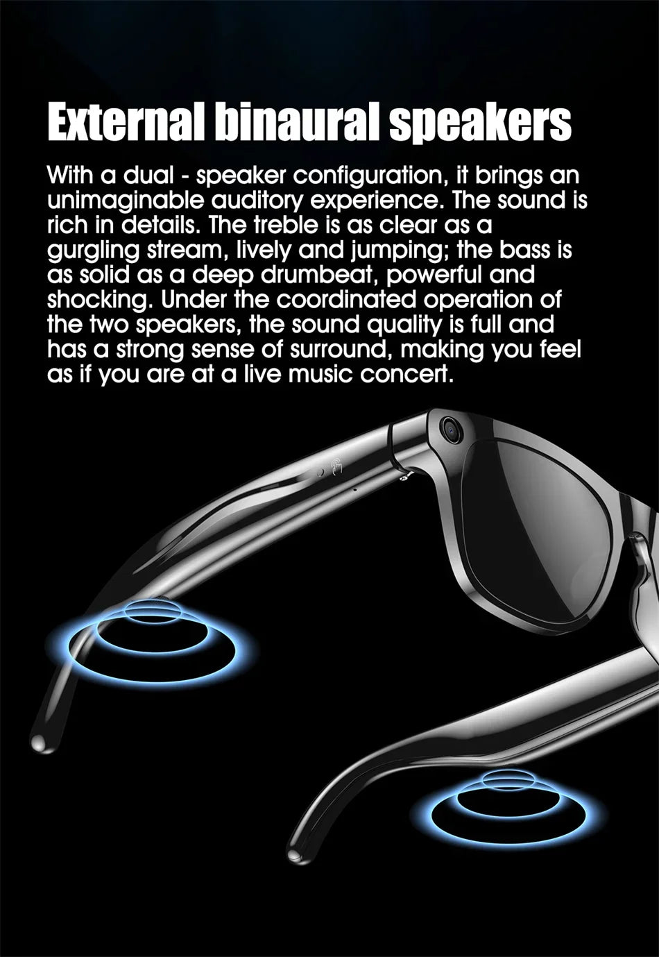 GAFAS INTELIGENTES XIAOMI CON CÁMARA, ASISTENTE DE VOZ Y TRADUCCIÓN DE VOZ