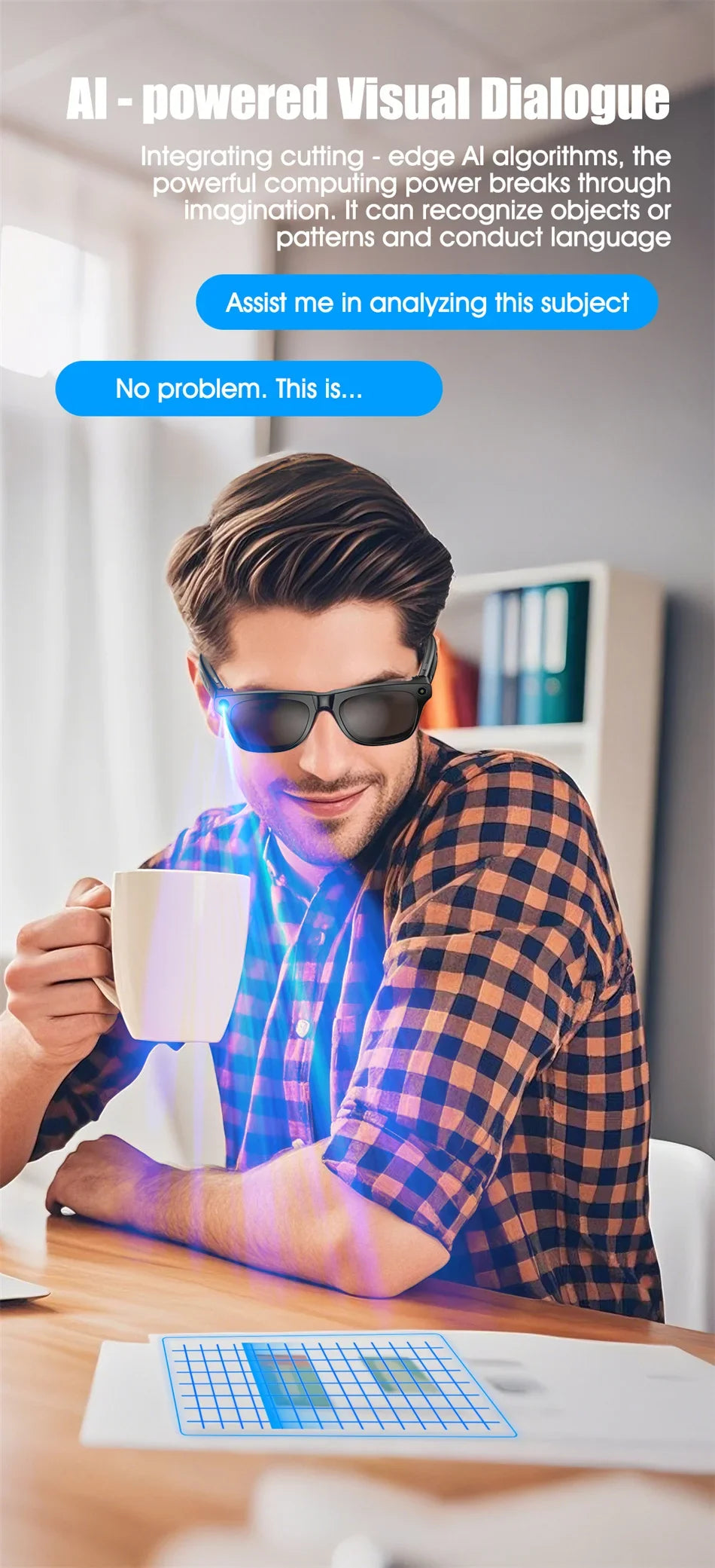 GAFAS INTELIGENTES XIAOMI CON CÁMARA, ASISTENTE DE VOZ Y TRADUCCIÓN DE VOZ