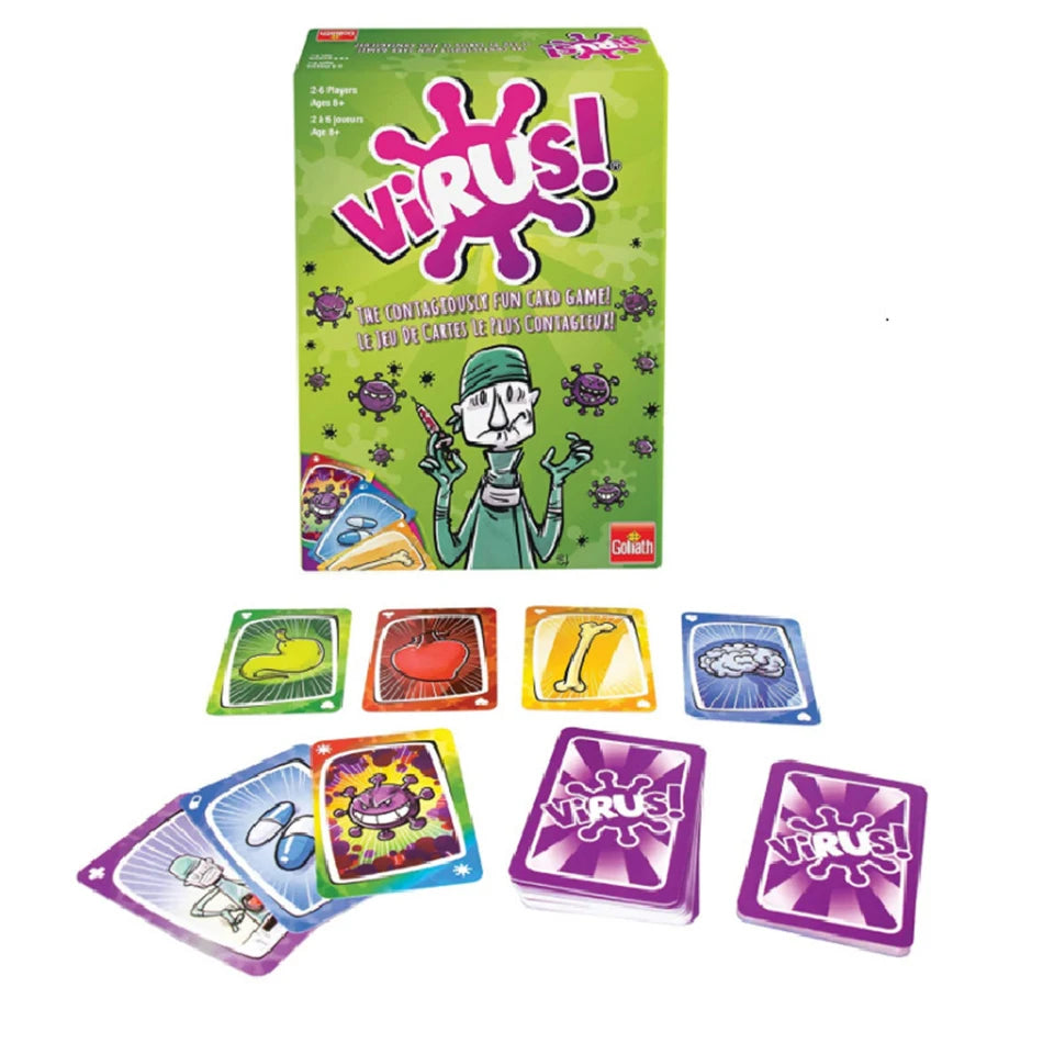 JUEGO DE CARTAS VIRUS VERSIONES 1/2 Y HALLOWEEN