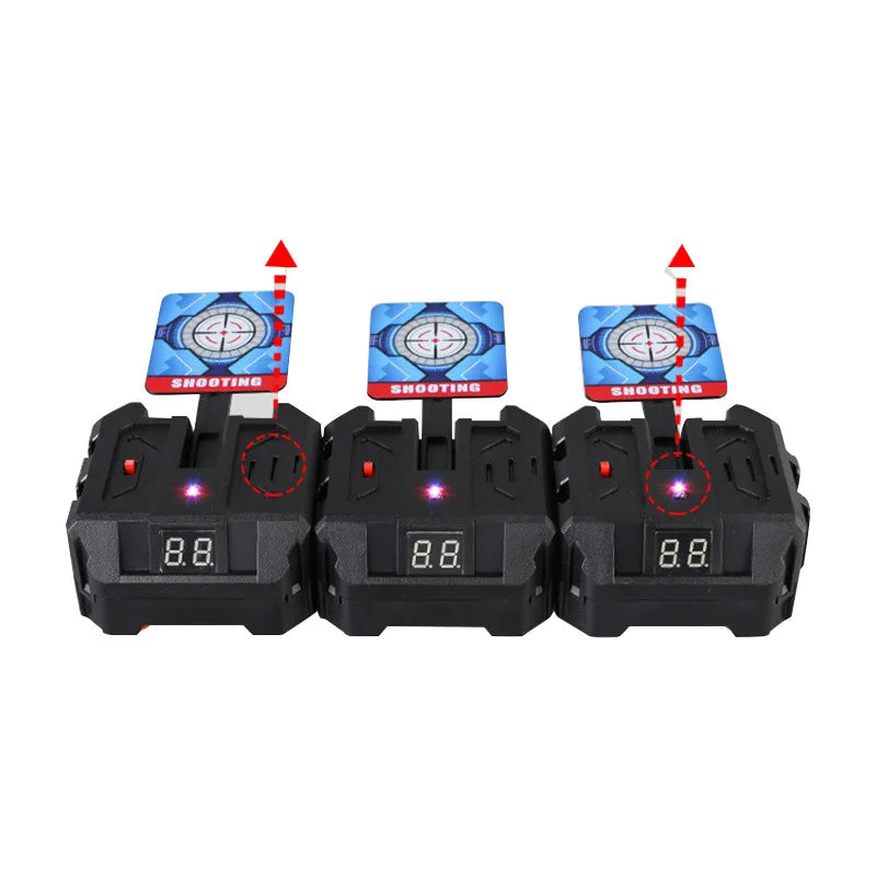 OBJETIVO ELÉCTRICO DE REINICIO AUTOMÁTICO PARA PISTOLAS NERF