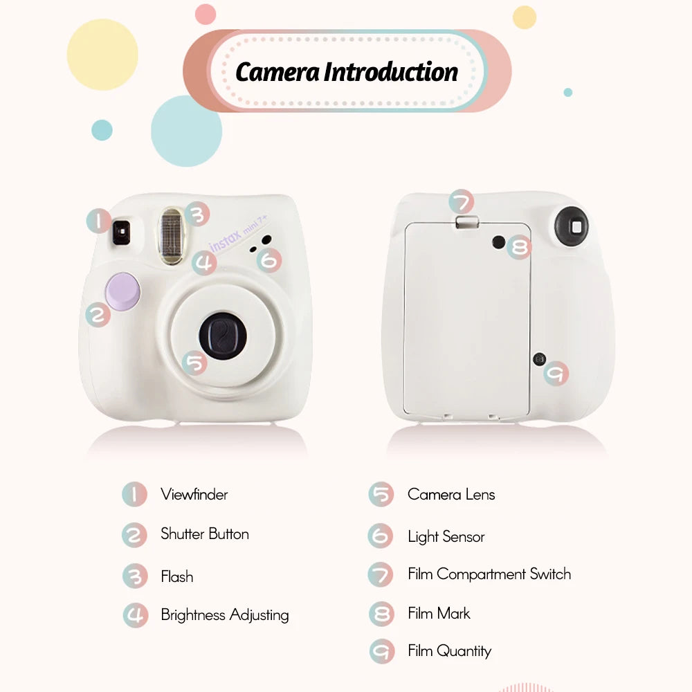 CÁMARA FOTOGRÁFICA INSTANTÁNEA FUJIFILM INSTAX MINI 7+ MINI SE