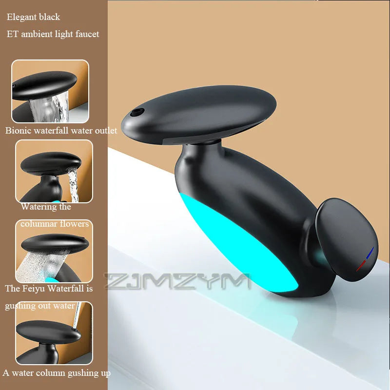 GRIFO DE LAVABO DE BAÑO EXTENSIBLE 4 MODOS DE JET Y ANTIGOTEO
