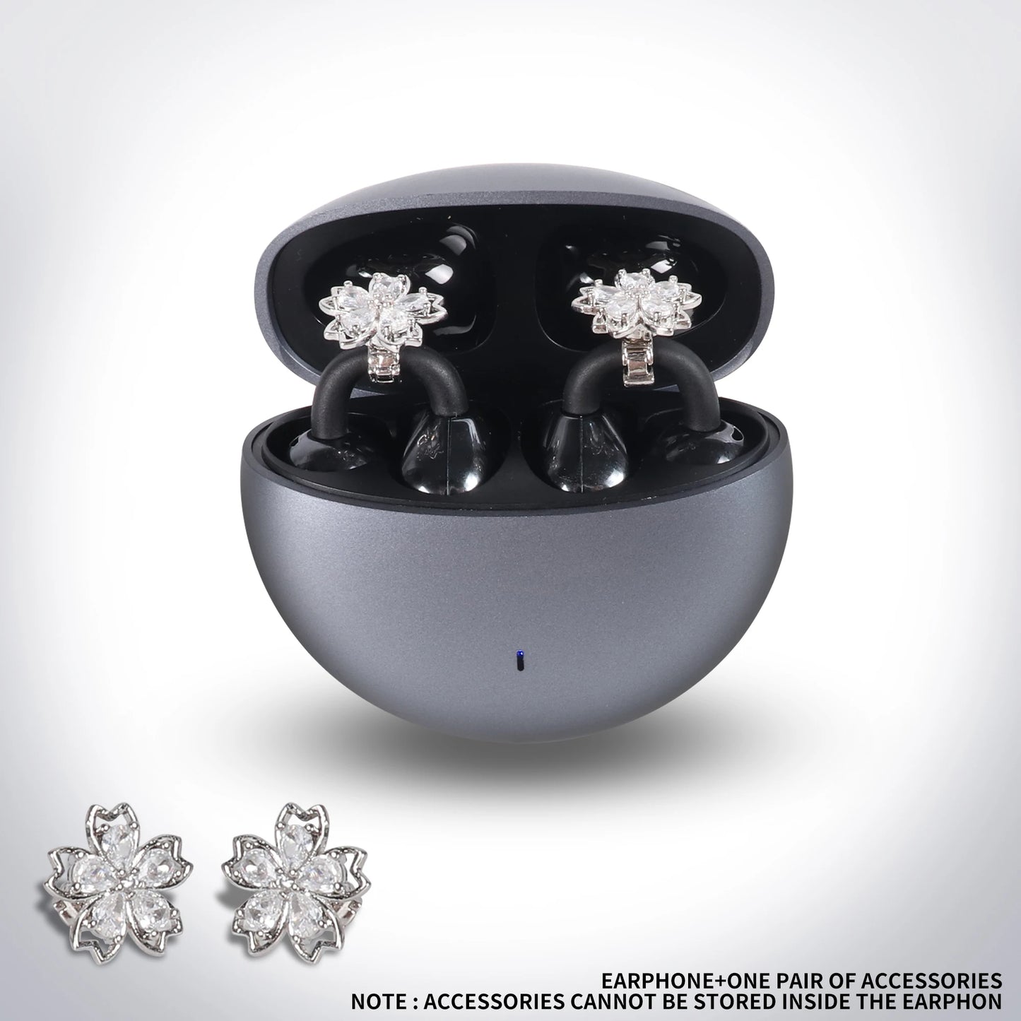 AURICULARES BLUETOOTH + ACCESORIO DECORATIVO