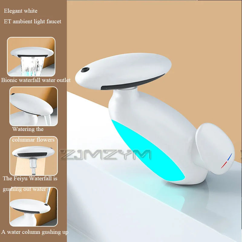 GRIFO DE LAVABO DE BAÑO EXTENSIBLE 4 MODOS DE JET Y ANTIGOTEO