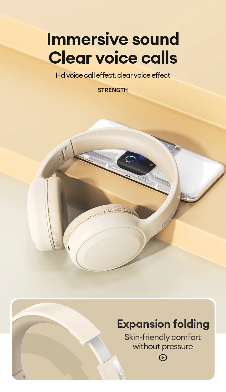 AUDIFONOS INALĂMBRICOS BLUETOOTH LENOVO TH30