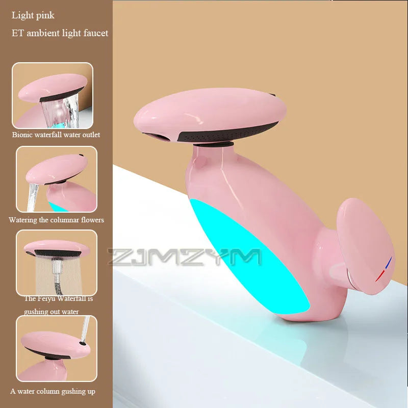 GRIFO DE LAVABO DE BAÑO EXTENSIBLE 4 MODOS DE JET Y ANTIGOTEO