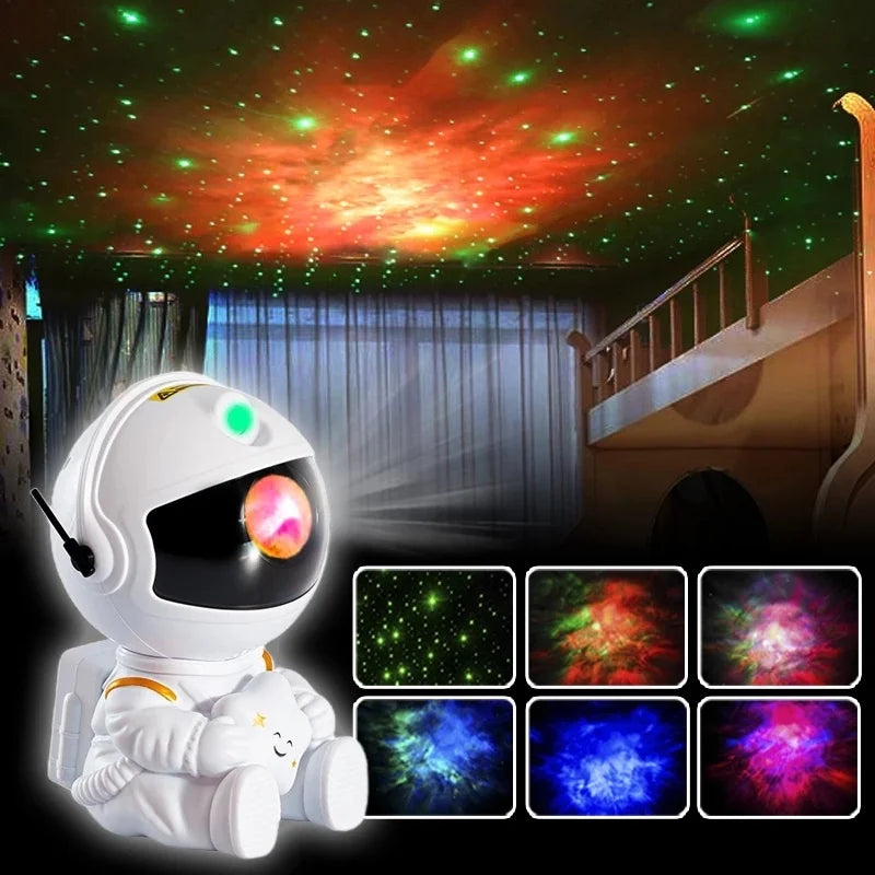 ASTRONAUTA PROYECTOR DE ESTRELLAS DE GALAXIAS