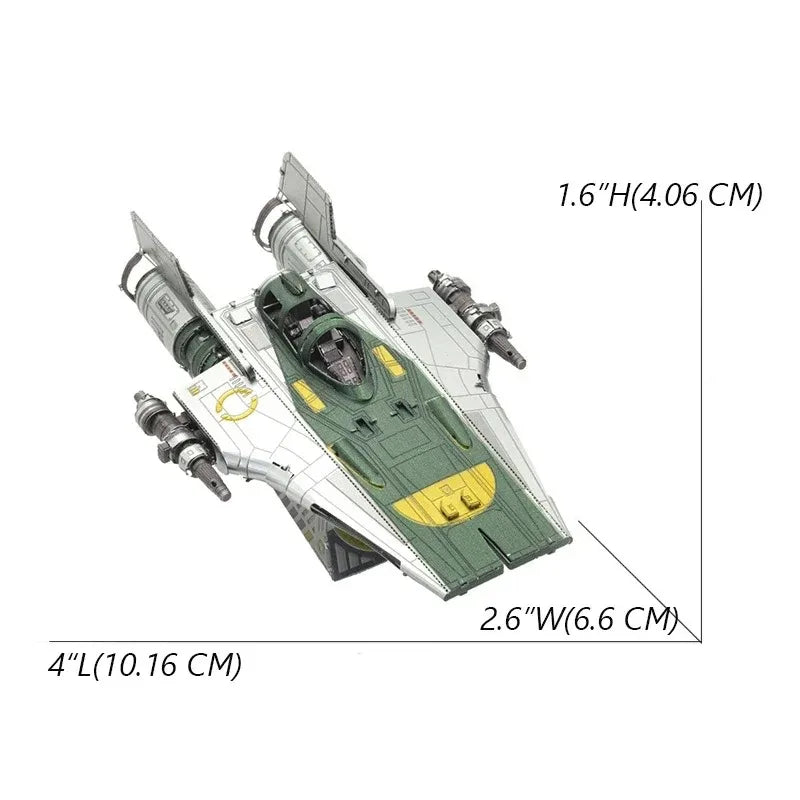 ROMPECABEZAS DE METAL 3D DE AERONAVES
