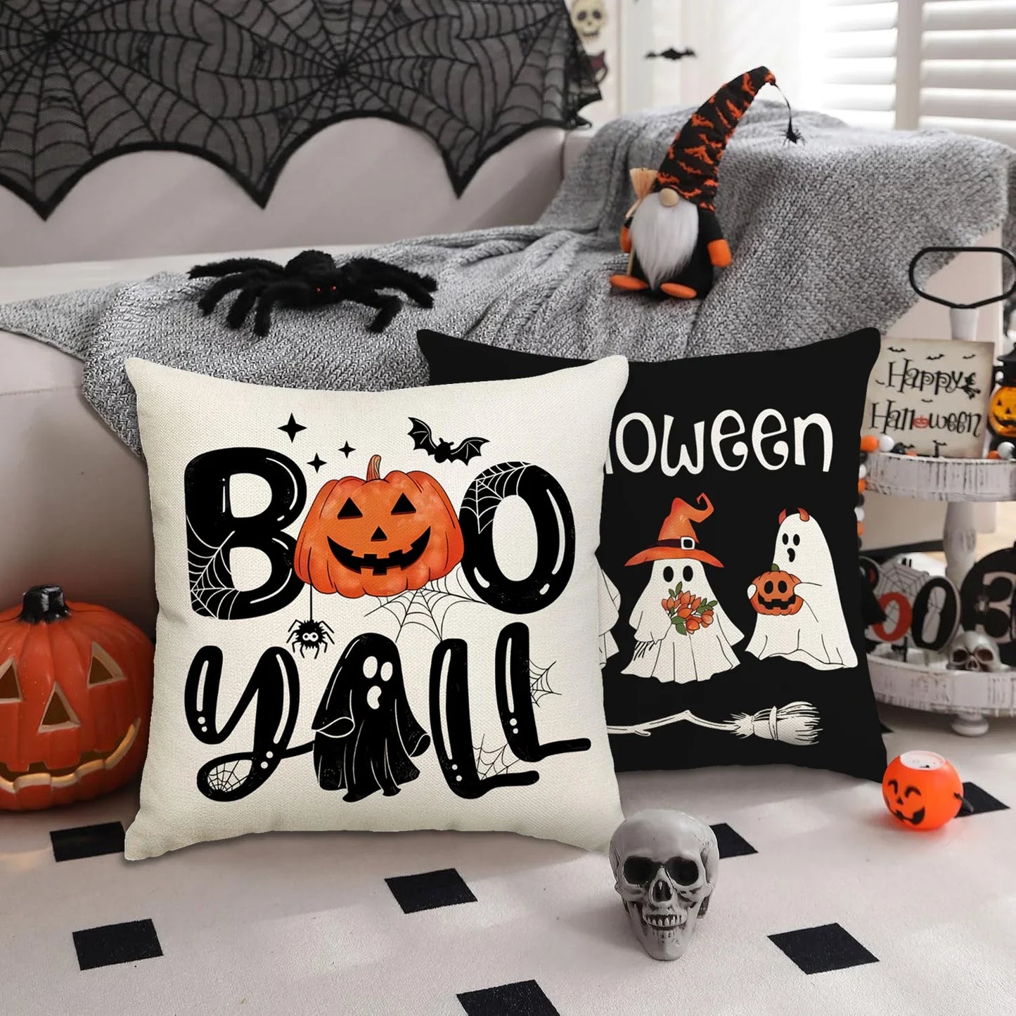 FUNDA DE DECORACIÓN DE HALLOWEEN DE COJÍN PARA SOFÁ