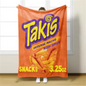 MANTA DE FRANELA SUAVE CON ESTAMPADO DE TAKIS 150 CM X 200 CM