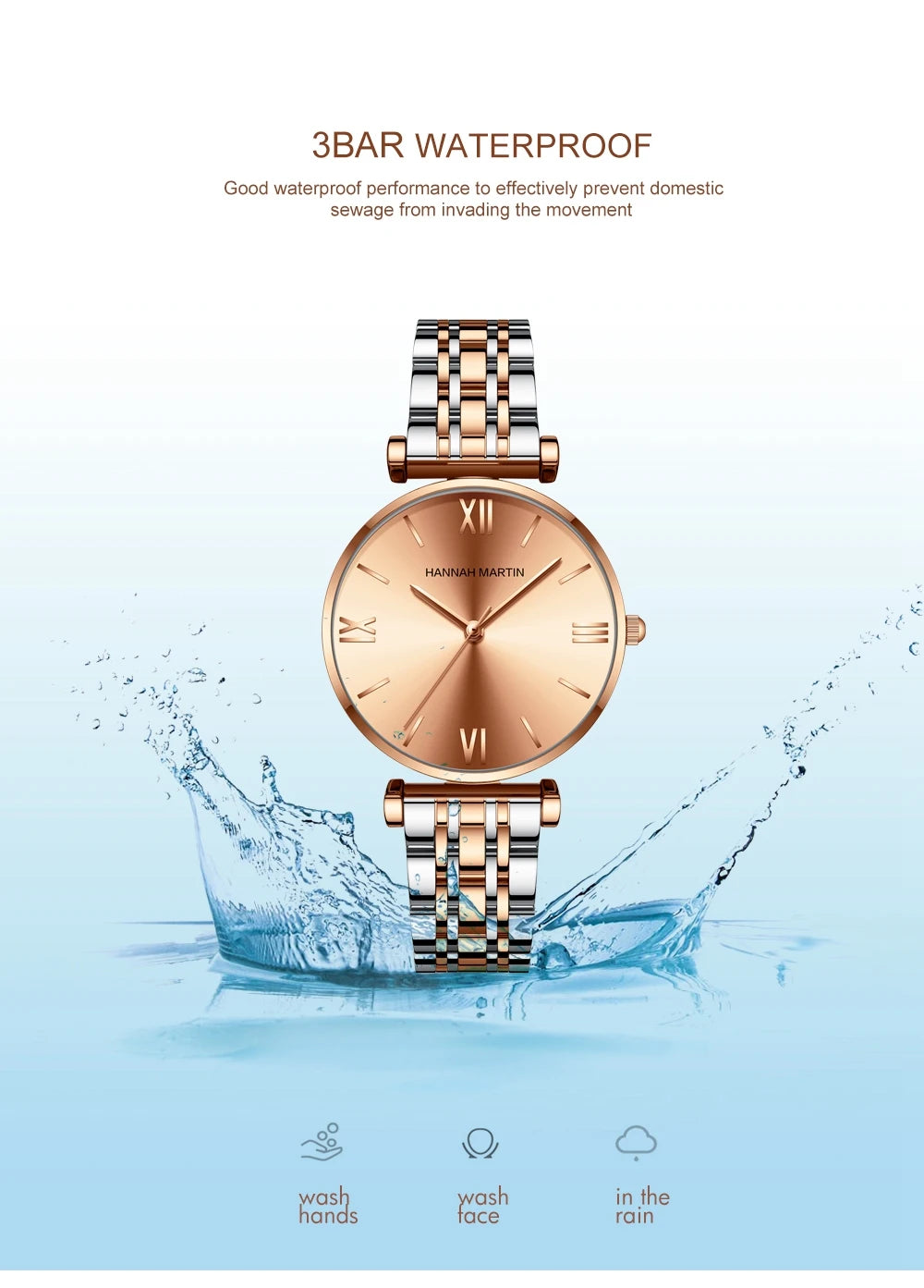 RELOJ DE LUJO PARA MUJER HANNAH MARTIN