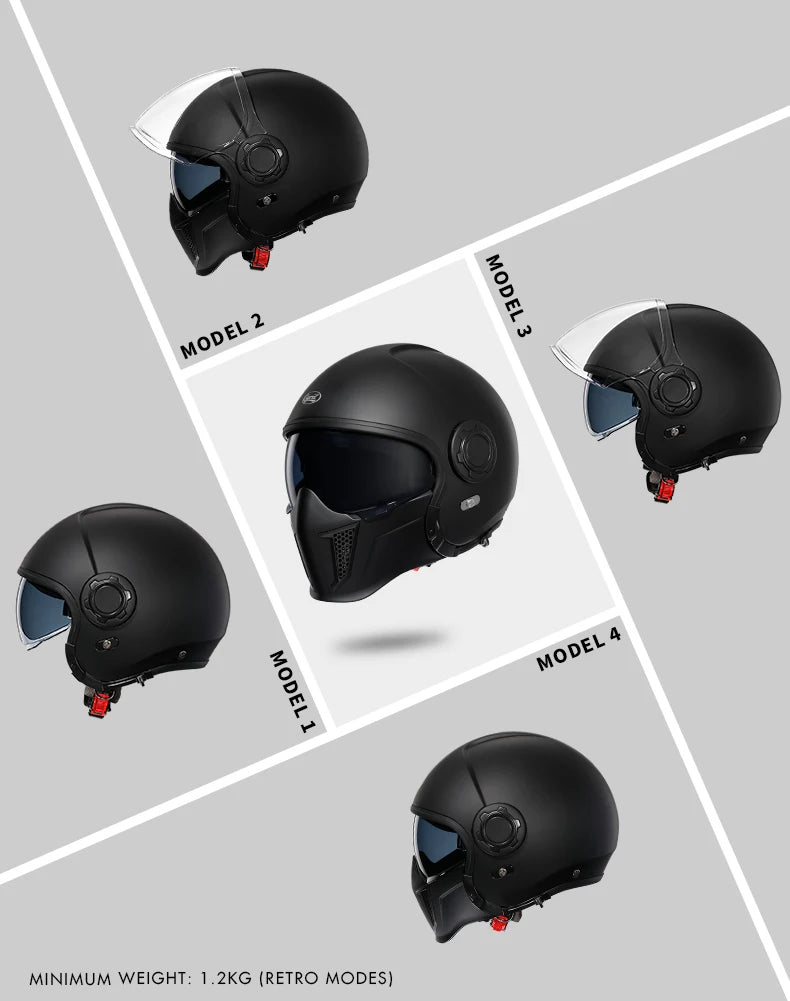 CASCO MODULAR PARA MOTOCICLETA